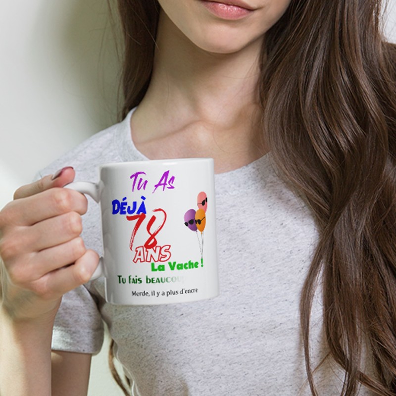 Mug 78 ans drôle idée cadeau pas chère tasse anniversaire