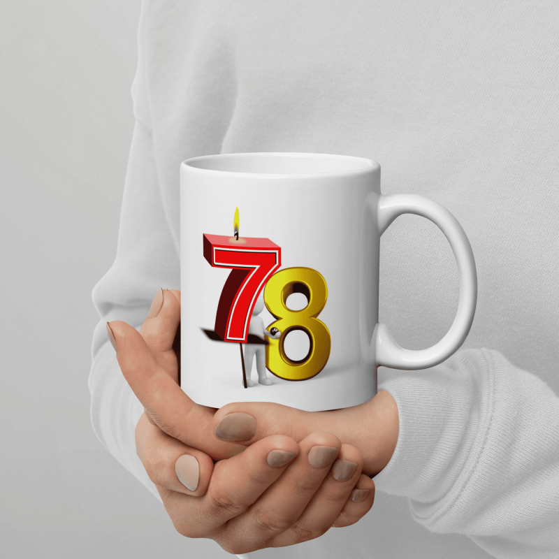 Mug 78 ans drôle idée cadeau pas chère tasse anniversaire