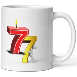 Tasse 77 ans drôle anniversaire mug rigolo
