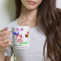 Mug 73 ans drôle anniversaire tasse marrante