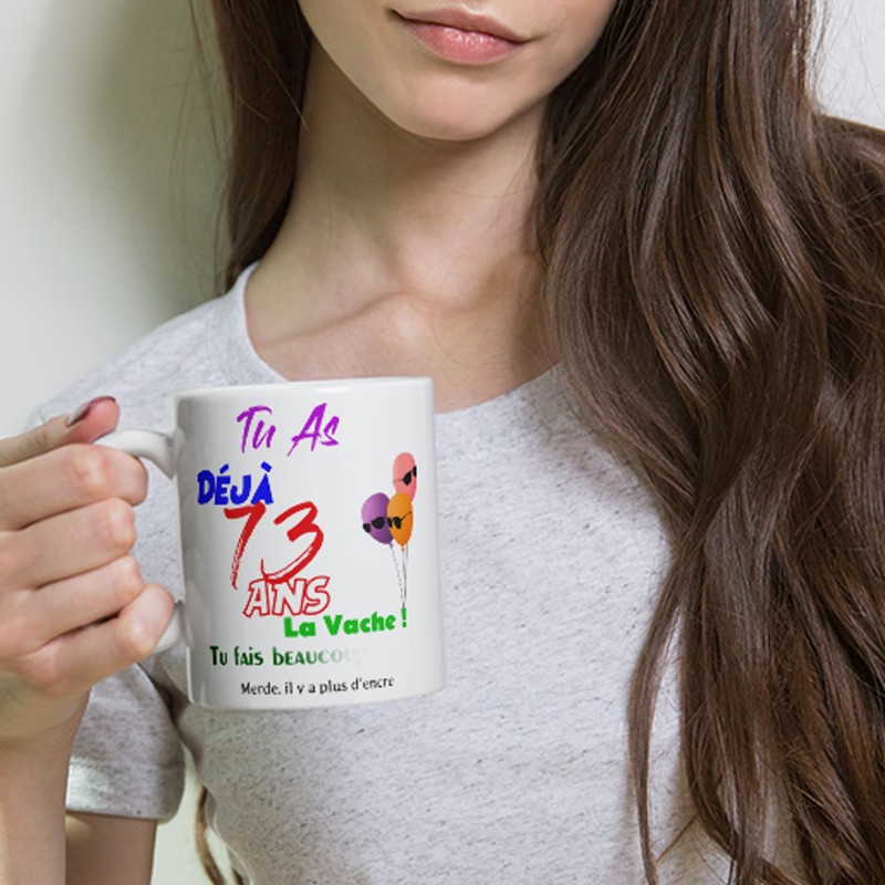 Mug 73 ans drôle anniversaire tasse marrante