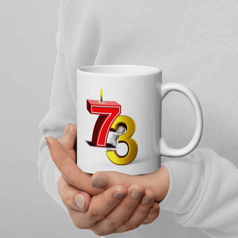 Mug 73 ans drôle anniversaire tasse marrante