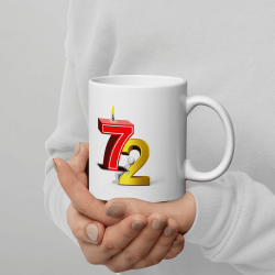 Tasse 72 ans drôle anniversaire mug cadeau