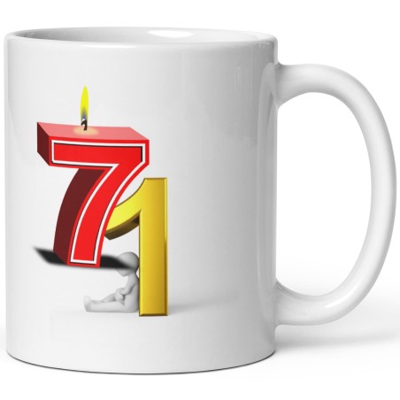 Mug 71 ans drôle anniversaire tasse cadeau