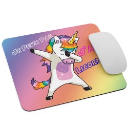 Tapis de souris licorne enfant couleurs vives idée cadeau