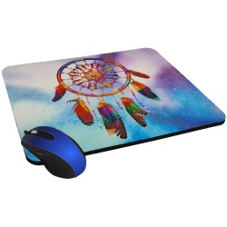 Tapis de souris attrape rêves couleurs reposantes