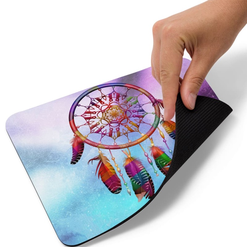 Tapis de souris attrape rêves couleurs reposantes