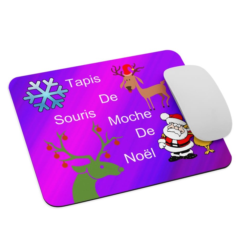 Tapis de souris moche de Noël idée cadeau pas chère