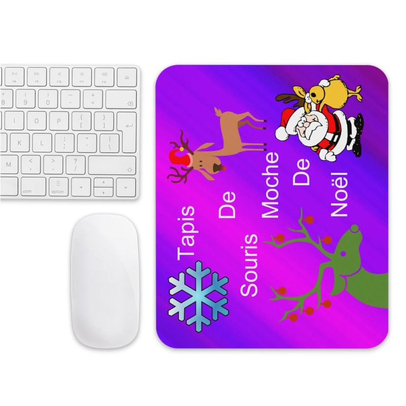 Tapis de souris moche de Noël idée cadeau pas chère