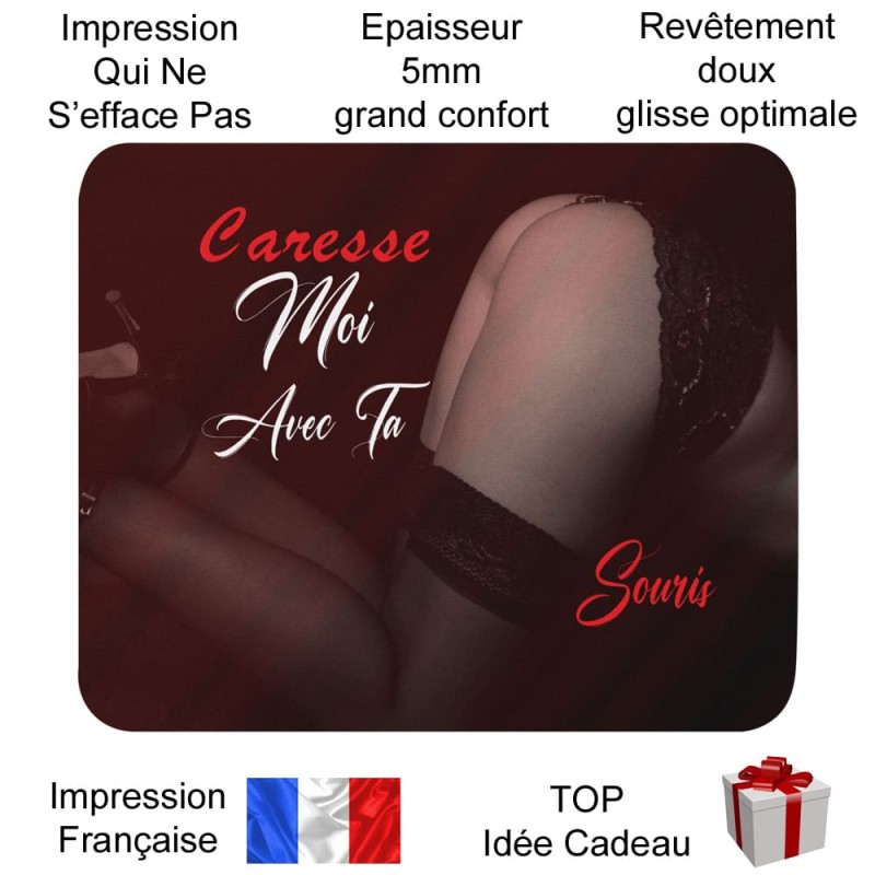 Tapis de souris femme sexy ton sombre idée cadeau