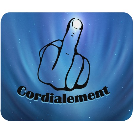 Tapis de souris cordialement