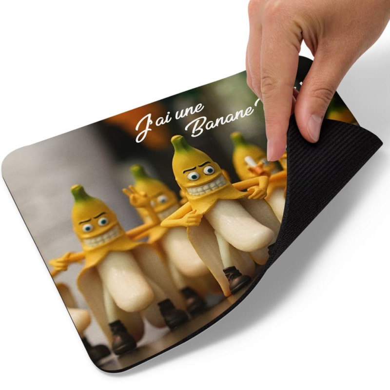 Tapis de souris bananes sourire idée cadeau pas chère