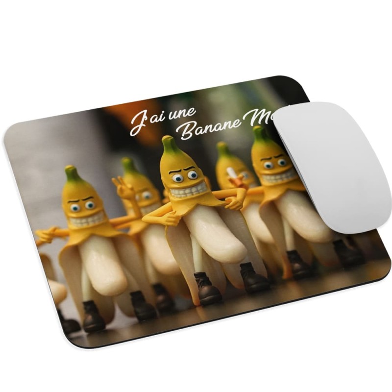 Tapis de souris bananes sourire idée cadeau pas chère
