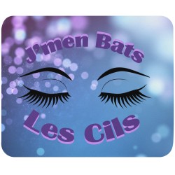 Tapis de souris J'men bats les cils