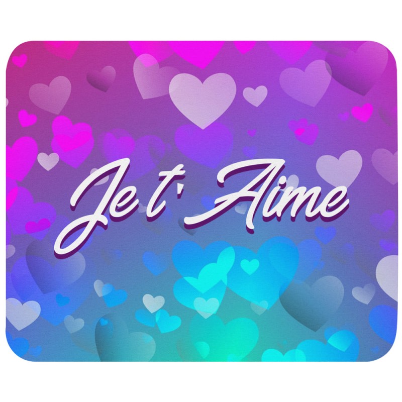 Tapis de souris Je t'aime