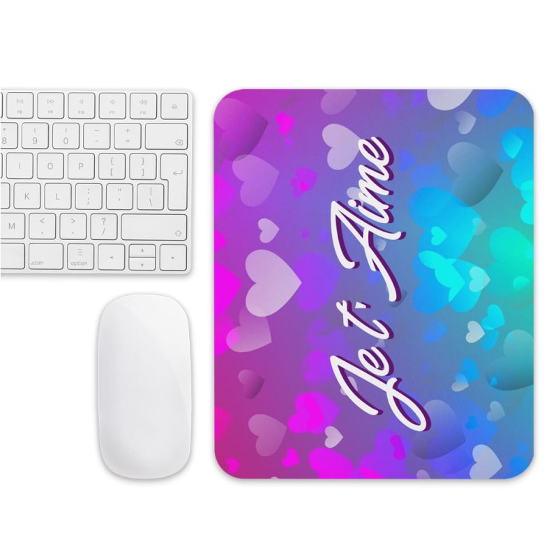 Tapis de souris Je t’aime a commander en ligne