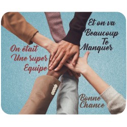 Tapis de souris collègue qui part