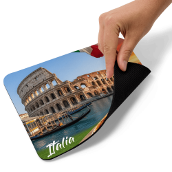 Tapis de souris souvenir d’Italie icônes et saveurs