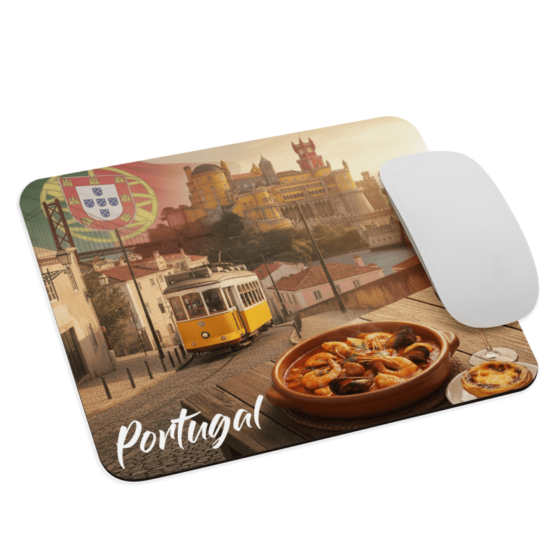 Tapis de souris souvenir du Portugal cadeau pas cher
