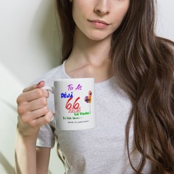 Mug 66 ans drôle anniversaire tasse à offrir