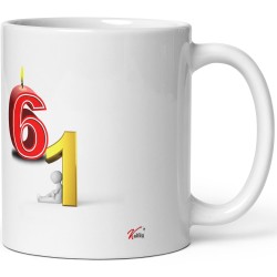 Mug anniversaire 61 ans drôle cadeau pas cher tasse