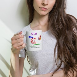 Mug anniversaire 61 ans drôle cadeau pas cher tasse