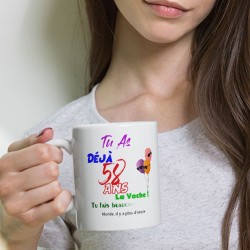Mug anniversaire 58 ans drôle tasse bougie