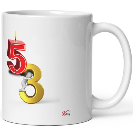 Mug 53 ans cadeau pas cher tasse anniversaire