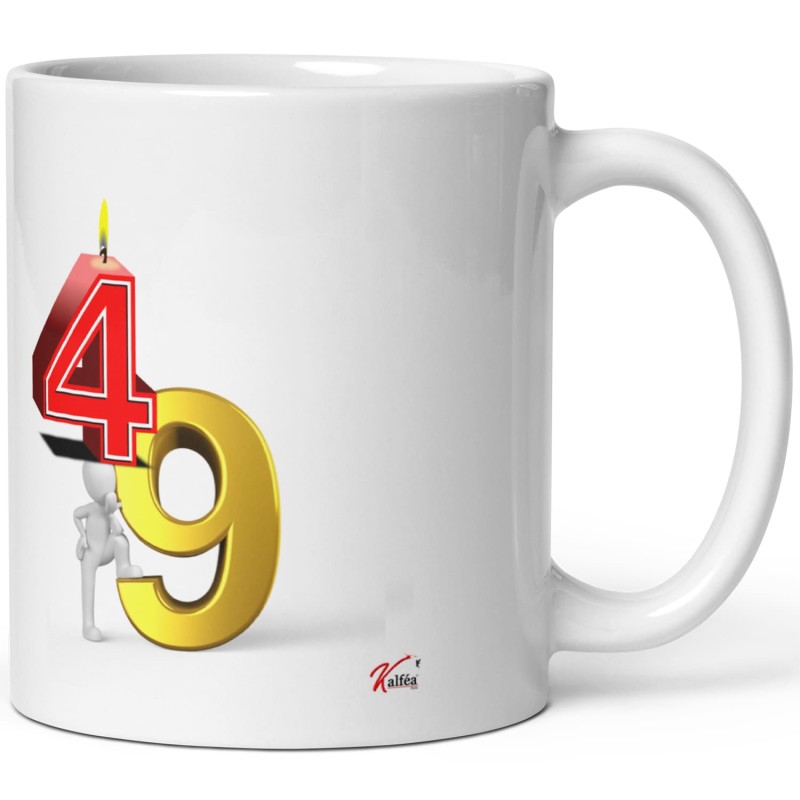 Mug 49 ans drôle cadeau pas cher tasse anniversaire
