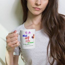 Mug 49 ans drôle cadeau pas cher tasse anniversaire