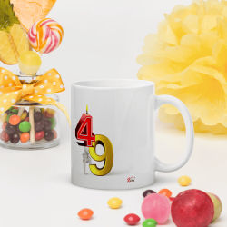 Mug 49 ans drôle cadeau pas cher tasse anniversaire