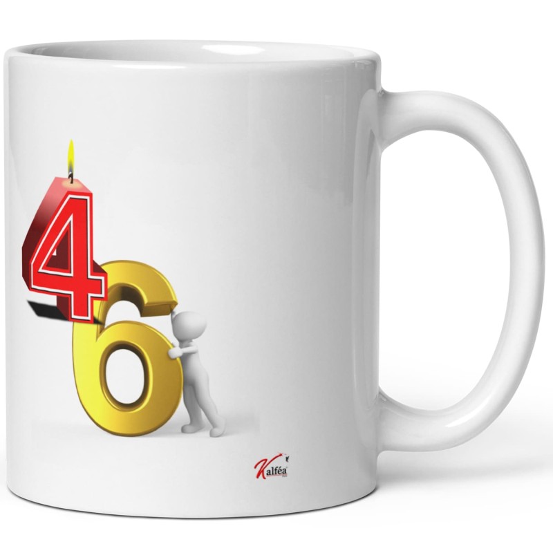 Tasse 46 ans humour mug idée cadeau pas chère