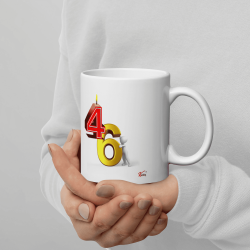 Tasse 46 ans humour mug idée cadeau pas chère
