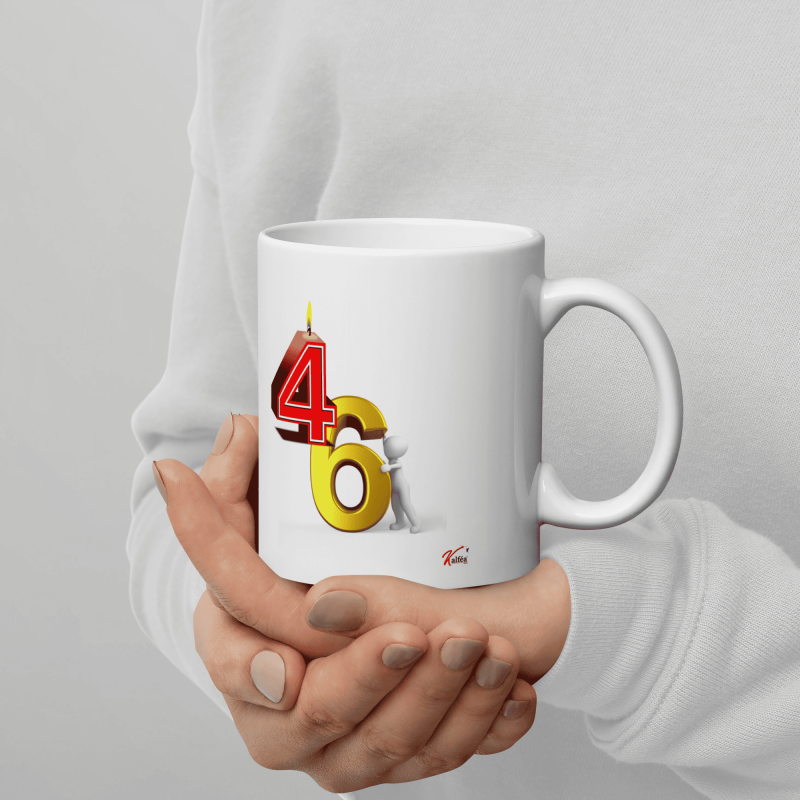 Tasse 46 ans humour mug idée cadeau pas chère