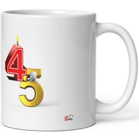 Mug 45 ans drôle tasse idée cadeau pas chère