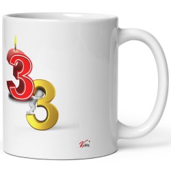 Mug 33 ans idée cadeau pas chère anniversaire