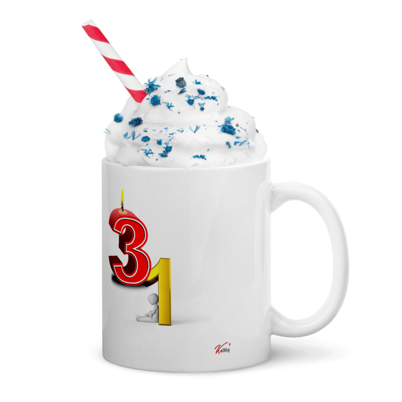 Tasse anniversaire 31 ans Kalféa mug marrant