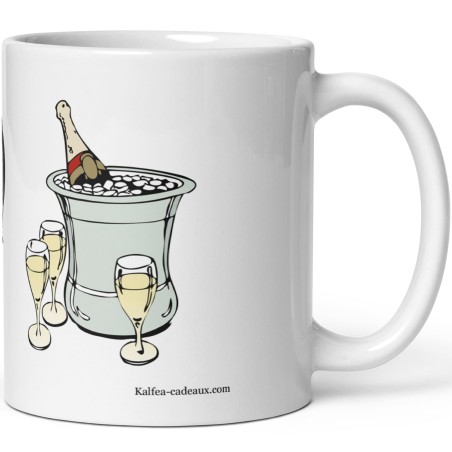 Mug divorce personnalisable avec le prénom