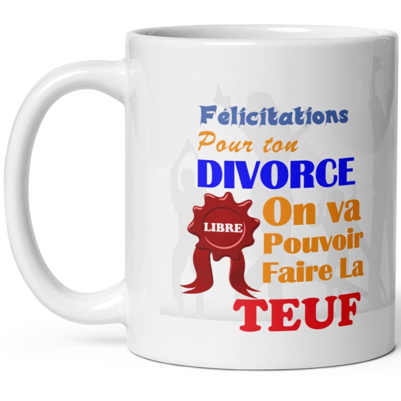 Mug divorce humoristique