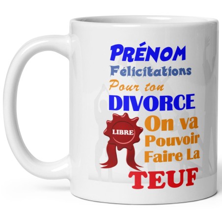 Mug divorce personnalisable