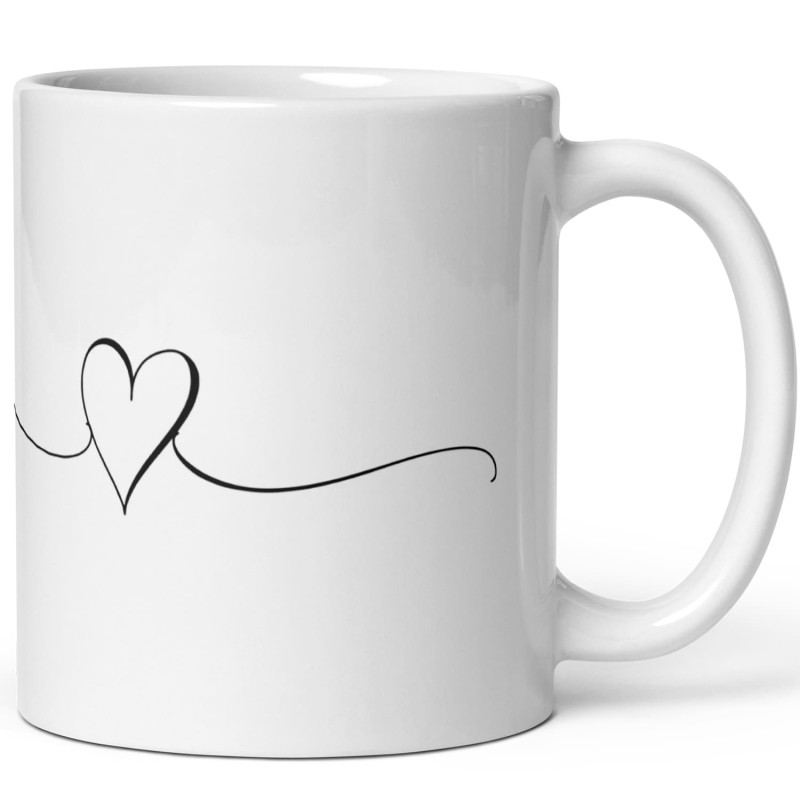 Mug coquin cardio tasse drôle pour couple amoureux