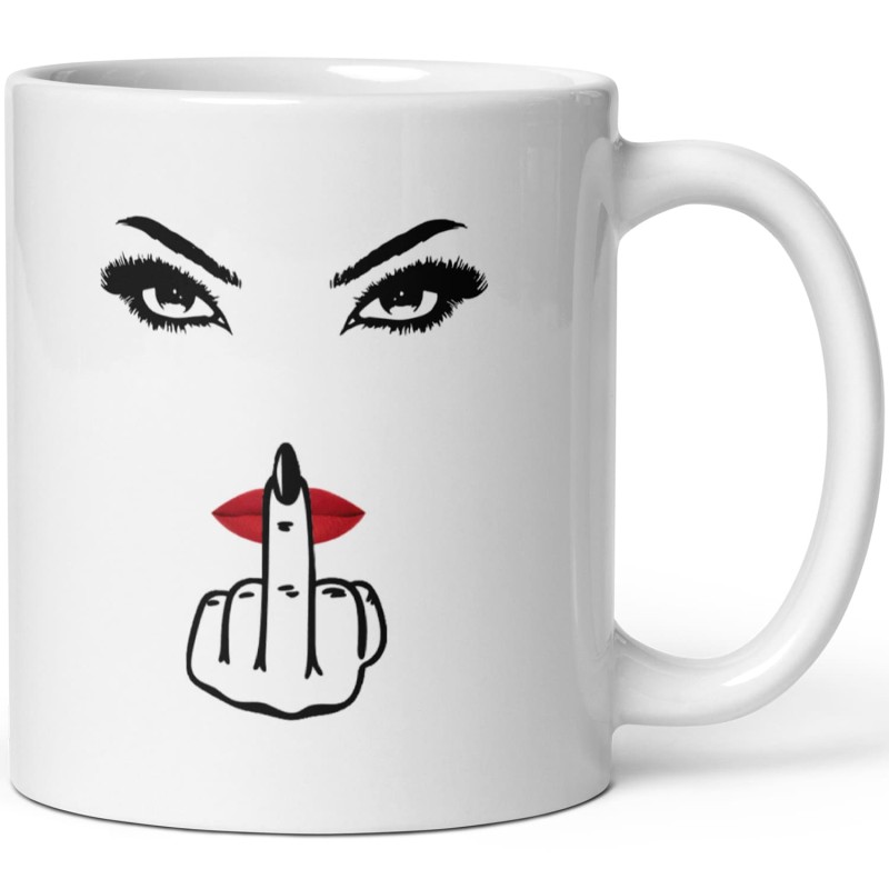 Commande Mug femme drôle connasse tasse avec coeur rouge
