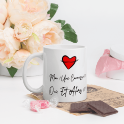 Commande Mug femme drôle connasse tasse avec coeur rouge