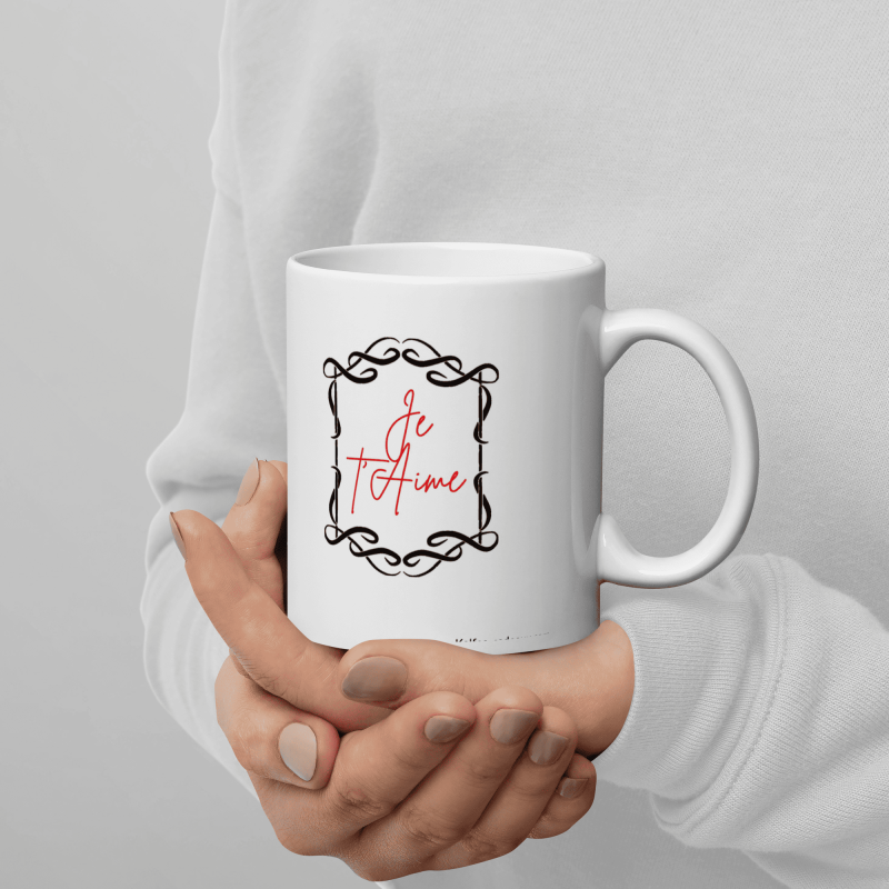Mug mari drôle et amoureux tasse je t’aime baroque