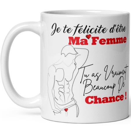Tasse pour offrir à sa femme qu'on aime