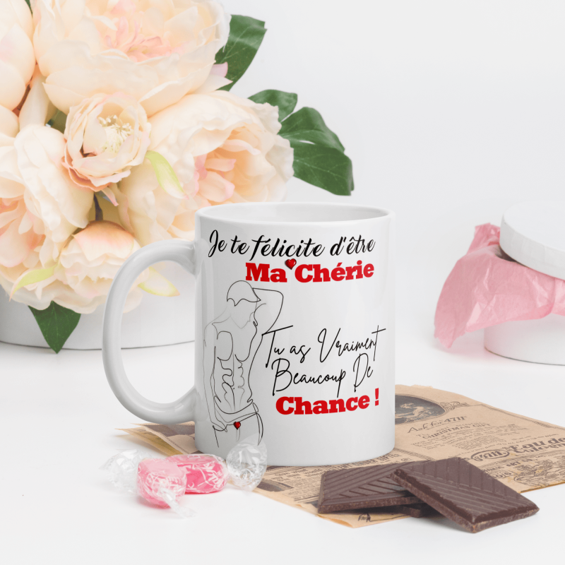 Mug Ma Chérie drôle et romantique tasse originale à commander