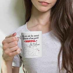 Mug romantique tasse humour couple Je t’aime