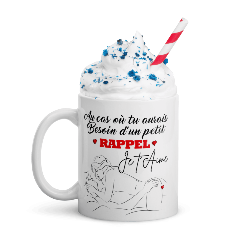 Mug romantique tasse humour couple Je t’aime