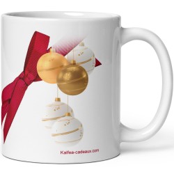Mug Noël Joyeux Noël tasse festive sapin cadeaux
