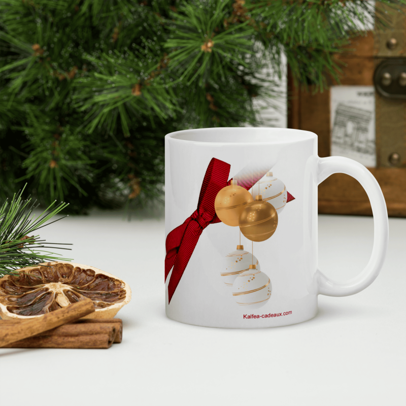 Mug Noël Joyeux Noël tasse festive sapin cadeaux